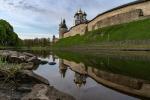 View of the Holy Trinity Cathedral. Morning. Pskov фото View of the Holy Trinity Cathedral. Morning. Pskov картинка
