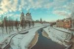 See how beautiful Pskov is in winter. картинка